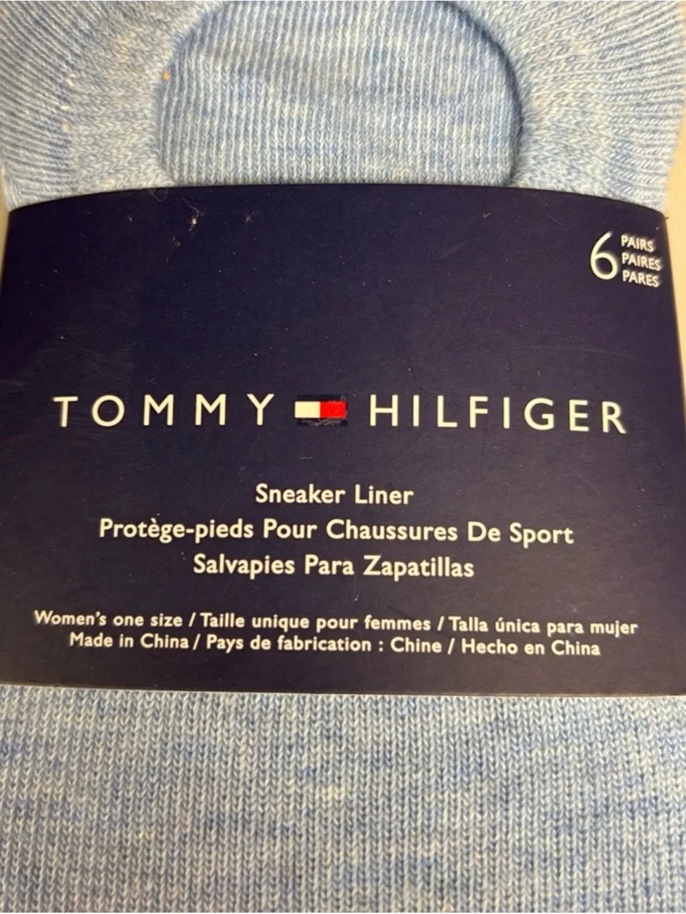New Tommy Hilfiger Socks Women’s 6 Pair Sneaker Liner Casual Activewear Preppy